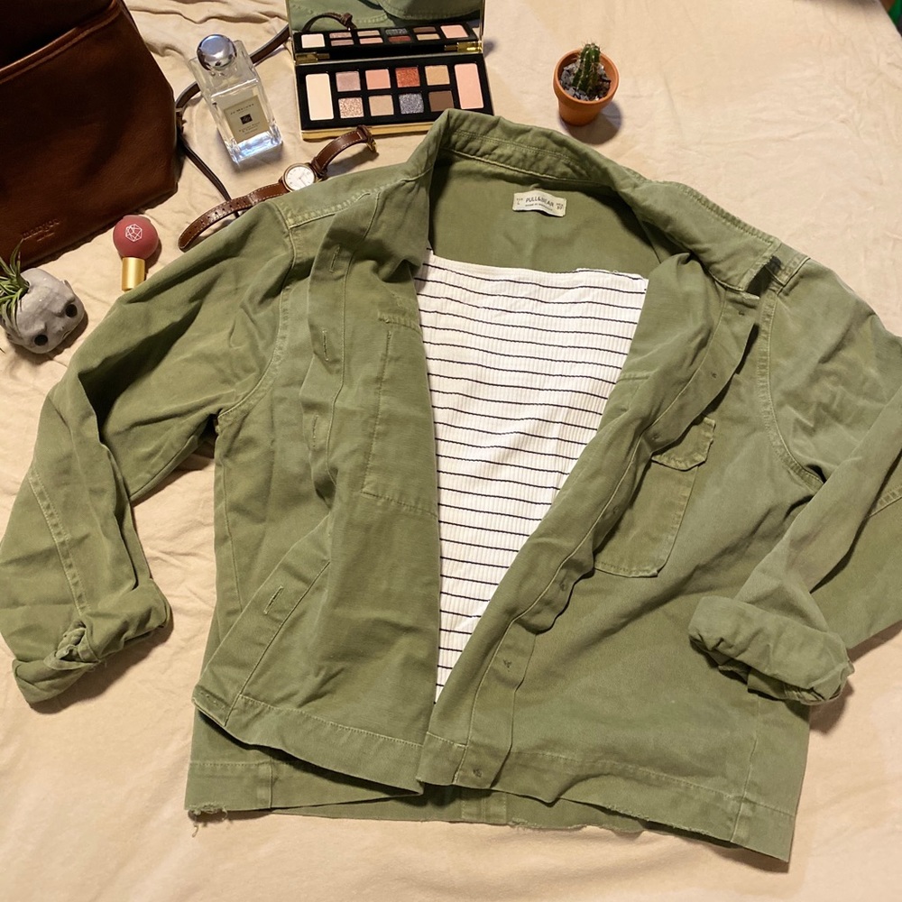Olive Military Jacket